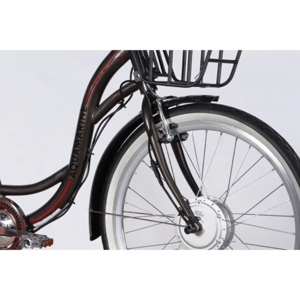 Електровелосипед Dorozhnik 26" eAQUAMARINE BH рама-17" 36B 13А*г 500Вт 2026 сірий (ELB-D-26-316)