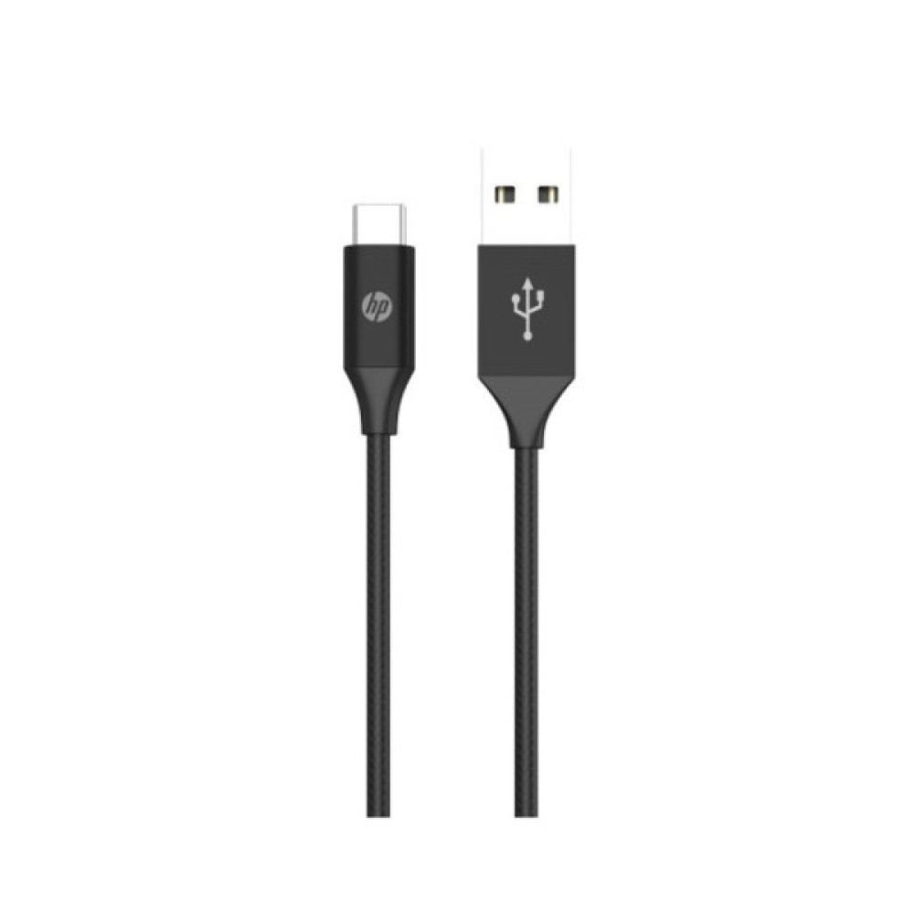 Дата кабель USB 3.0 AM to USB-C 1.0m 3A braided HP (HP_DHC-TC102-1M)