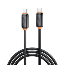 Дата кабель USB-C to USB-C 1.0m 27W black XO (XO-CB-300CC-BK)