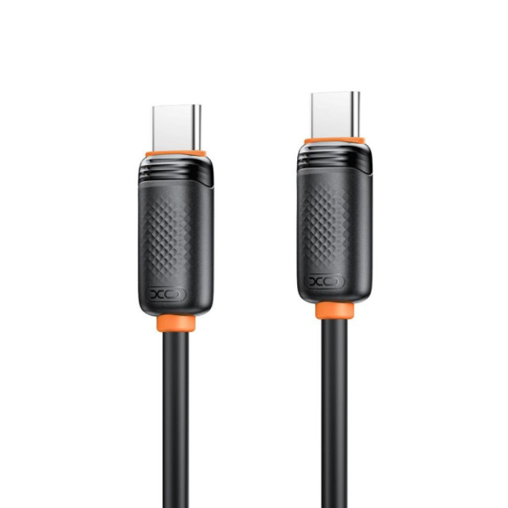 Дата кабель USB-C to USB-C 1.0m 27W black XO (XO-CB-300CC-BK)