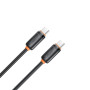 Дата кабель USB-C to USB-C 1.0m 27W black XO (XO-CB-300CC-BK)