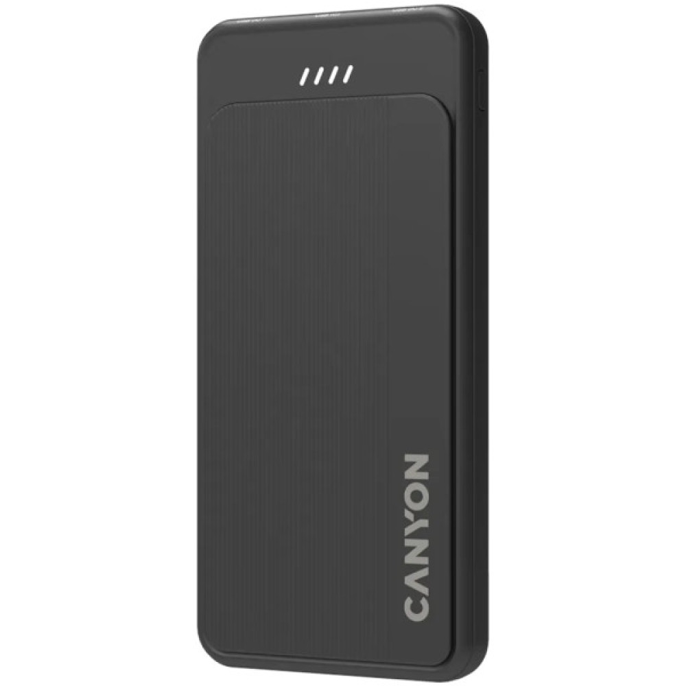 Батарея універсальна Canyon OnPower 100 10000mAh, 5В/2А, Black (CNS-CPB100B)