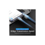 Дата кабель USB-C to USB-C 0.5m 60W USB 3.1 cotton braided Vention (TAAHD)