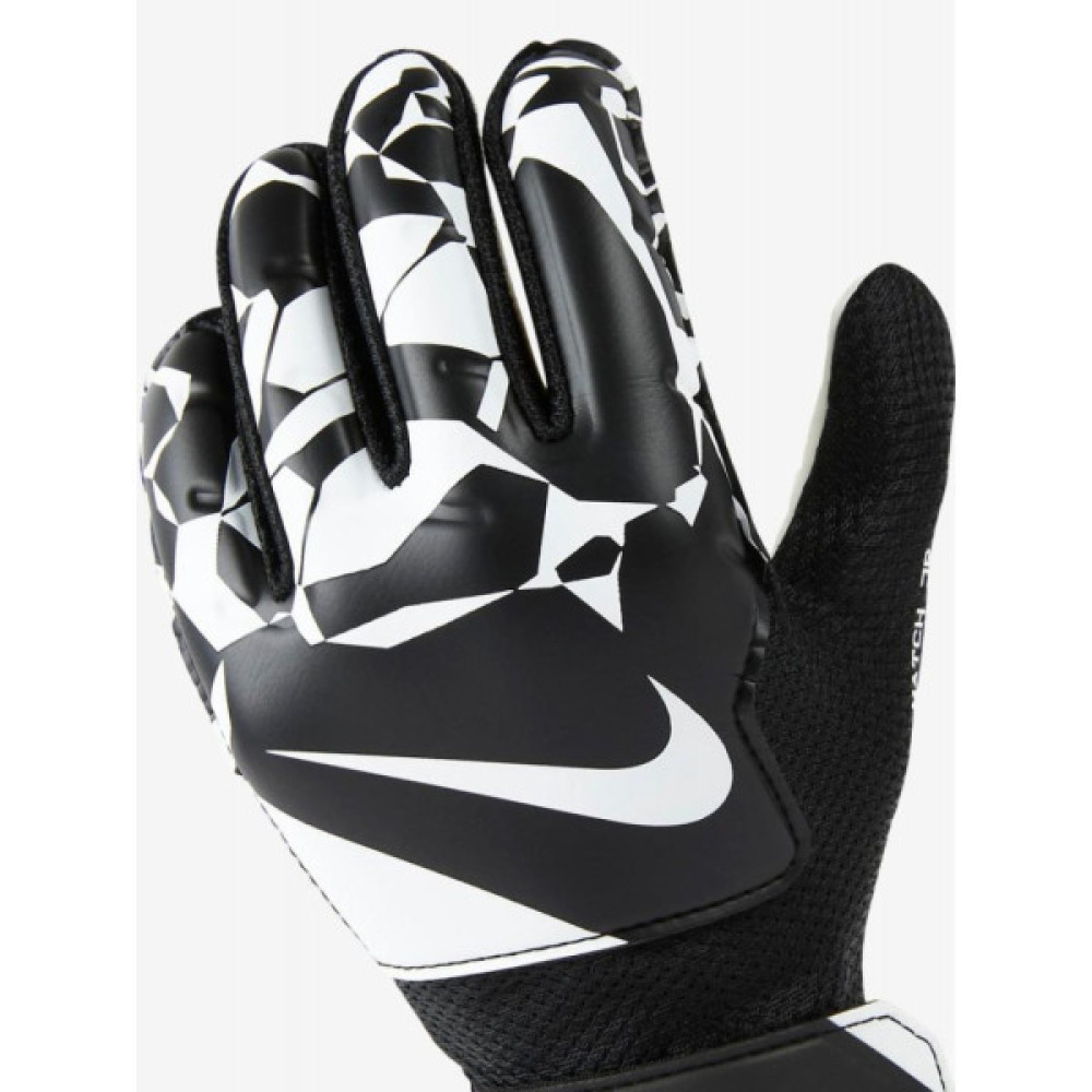 Воротарські рукавиці Nike NK GK MATCH JR - HO24 (HQ0258-010) дит 5 (15.6 см) Чорно/білі (197600450233)