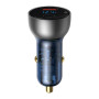 Зарядний пристрій Baseus Particular Digital Display QC+PPS Dual Quick Charger Car Charger 65W Shallow tarnish (CCKX-C0A) Зарядний пристрій Baseus Particular Digital Display QC+PPS Dual Quick Charger Car Charger 65W Shallow tarnish (CCKX-C0A)