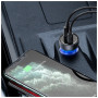 Зарядний пристрій Baseus Particular Digital Display QC+PPS Dual Quick Charger Car Charger 65W Shallow tarnish (CCKX-C0A) Зарядний пристрій Baseus Particular Digital Display QC+PPS Dual Quick Charger Car Charger 65W Shallow tarnish (CCKX-C0A)