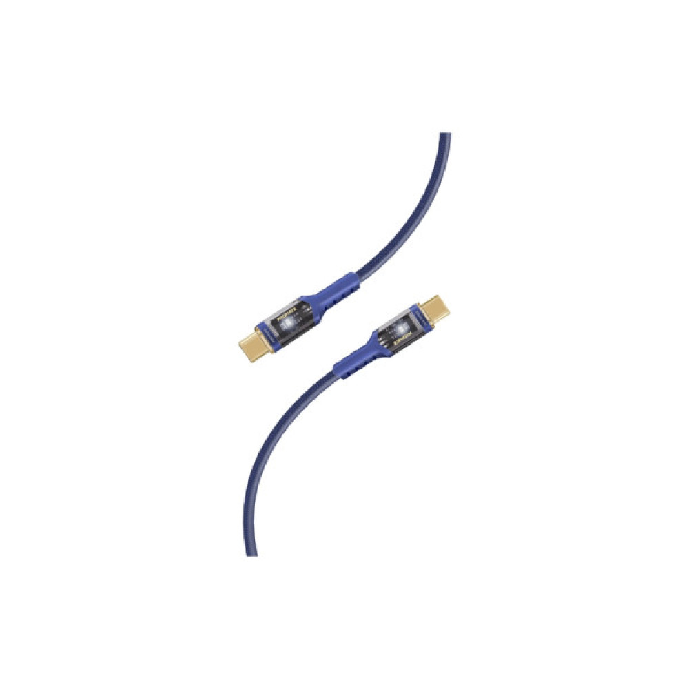 Дата кабель USB-C to USB-C 2.0m Promate (lucidline-cc200.navy)