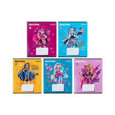 Зошит Kite Monster High 12 аркушів, лінія (MH24-234)