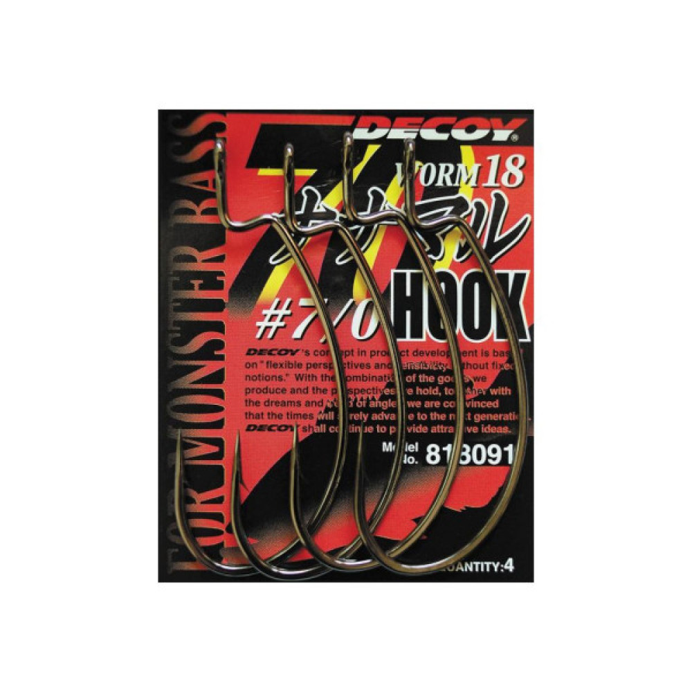 Гачок Decoy Worm18 7/0 (3 шт/уп) (1562.00.56)