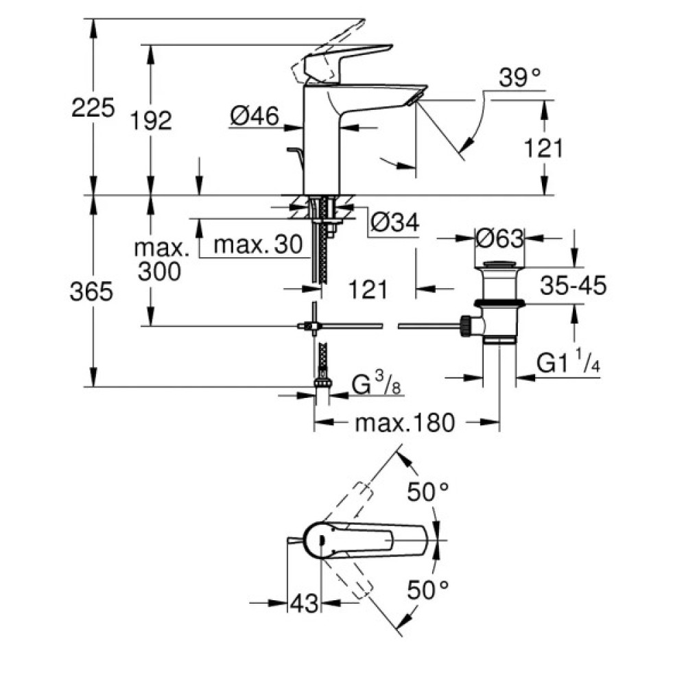 Змішувач Grohe QuickFix 234552432