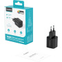 Зарядний пристрій Choetech 1xUSB-C PD30W PPS + 1xUSB QC3.0 (PD5012-EU-BK)