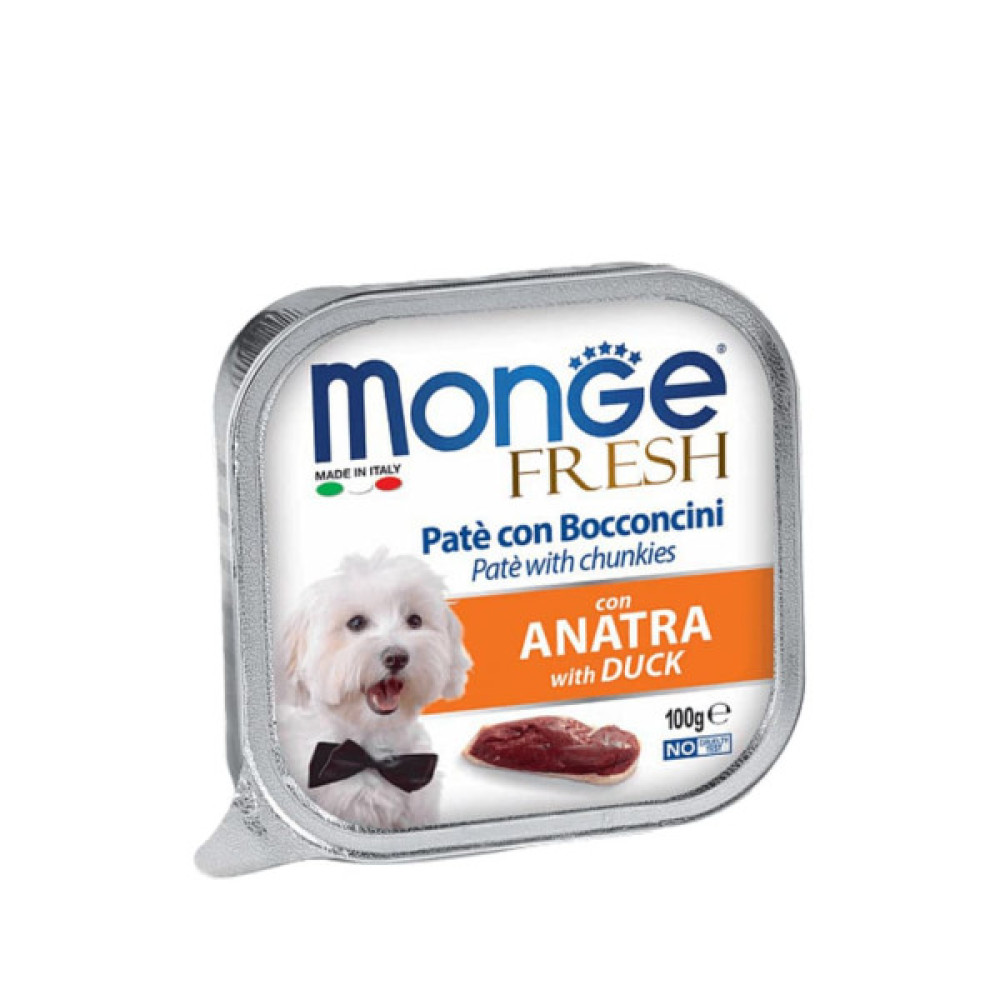 Консерви для собак Monge DOG FRESH качка 100 г (8009470013048)