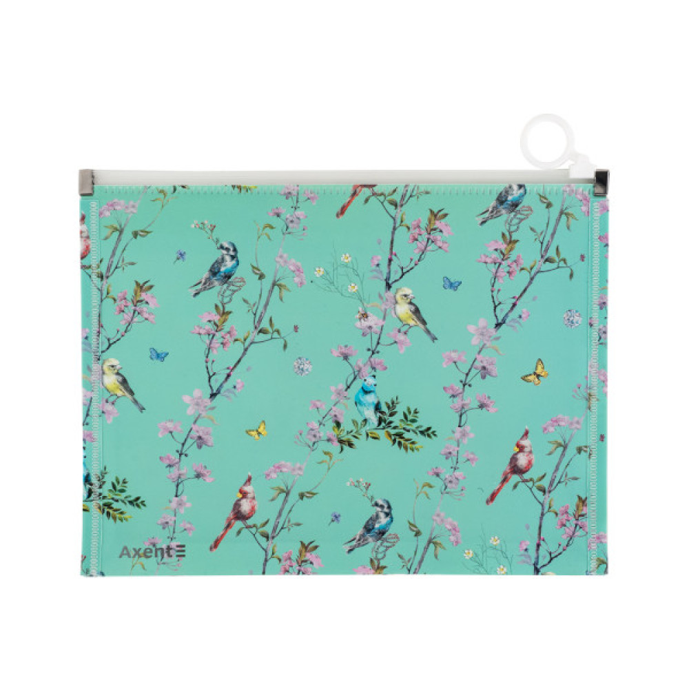 Папка на блискавці Axent zip-lock А5 Olga Selyshcheva, Spring (1498-33-A)