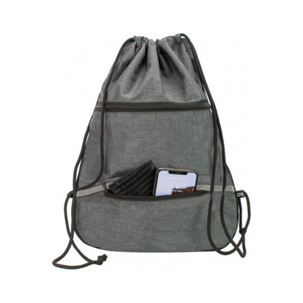 Сумка для взуття Cool For School з 2 блискавками з розширенням унісекс чорна (CF85759-01)