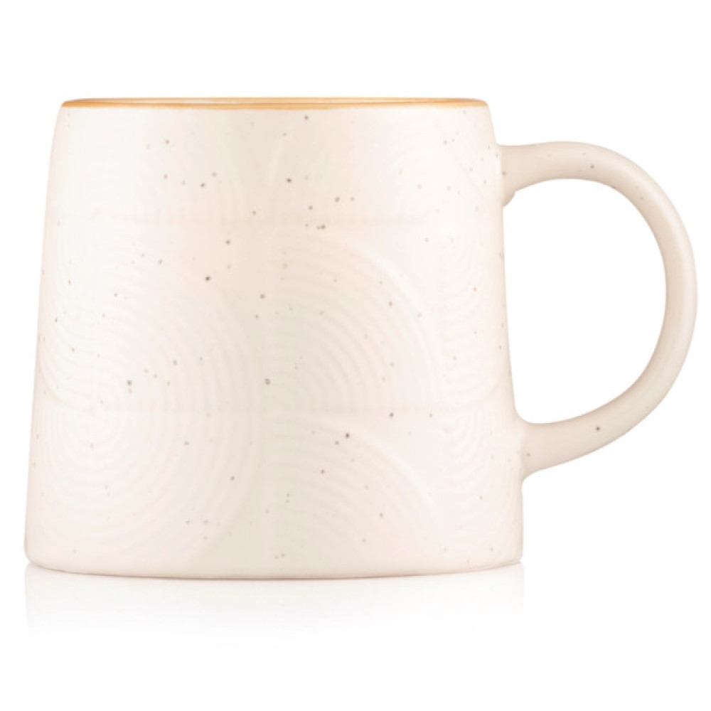 Чашка Ardesto Dafne, 420мл, кераміка, бежевий (AR3067BG)