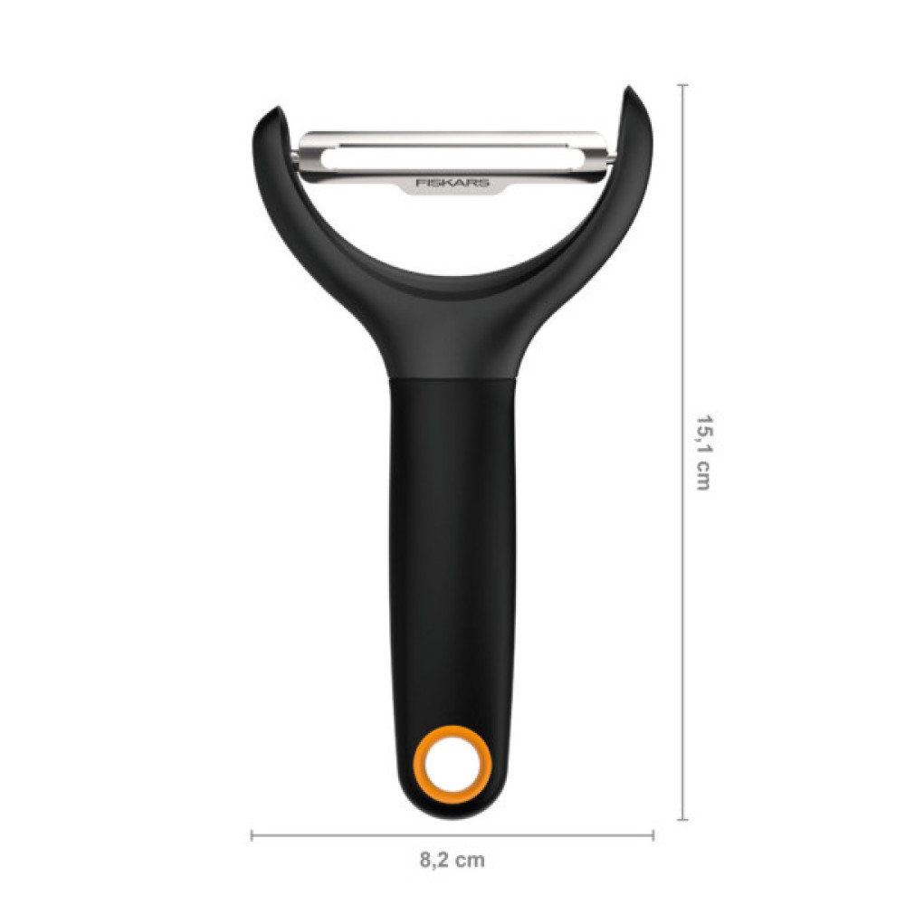 Овочечистка Fiskars Functional Form з поперечним рухомим лезом (1016122)