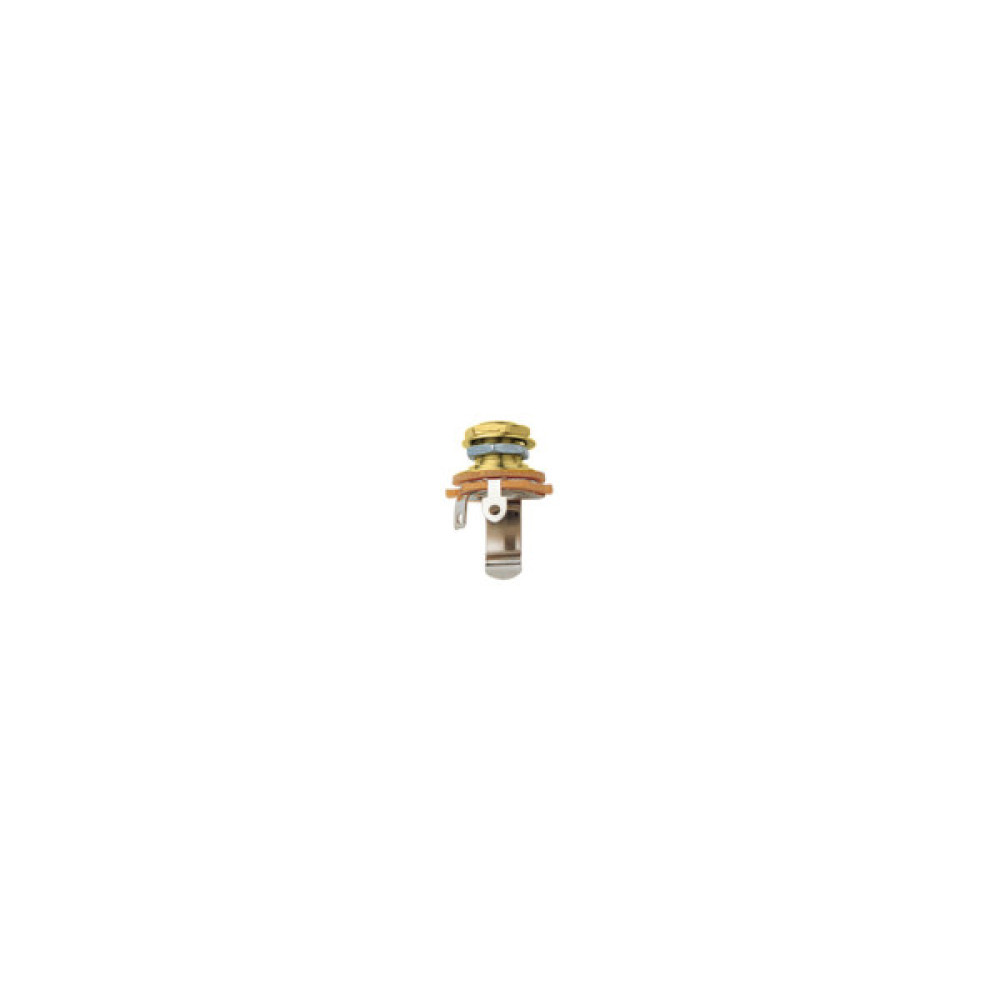 Вихідний роз'єм для гітари Paxphil 1/4 Output Jack (Gold) (JC12/2P)