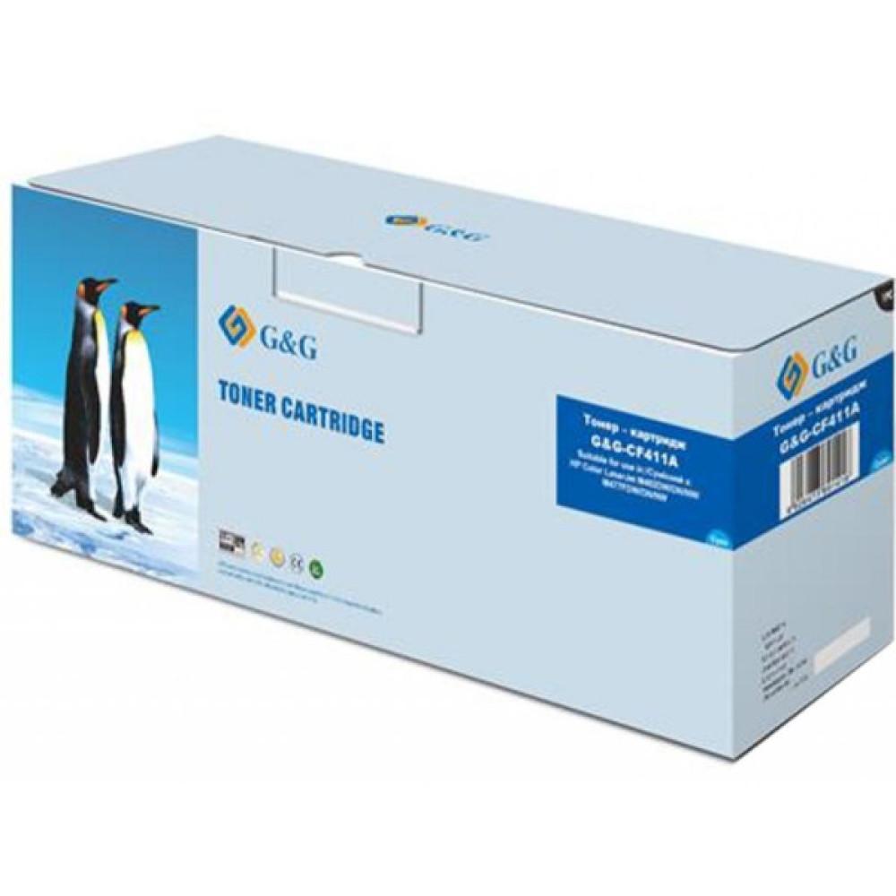 Картридж G&G для HP Color LJ M452dn/M452nw/M477fdn Cyan (G&G-CF411A) Картридж G&G для HP Color LJ M452dn/M452nw/M477fdn Cyan (G&G-CF411A)