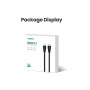 Кабель мультимедійний HDMI M to HDMI M 2.0m braided HD140 black Ugreen (80403) Кабель мультимедійний HDMI M to HDMI M 2.0m braided HD140 black Ugreen (80403)
