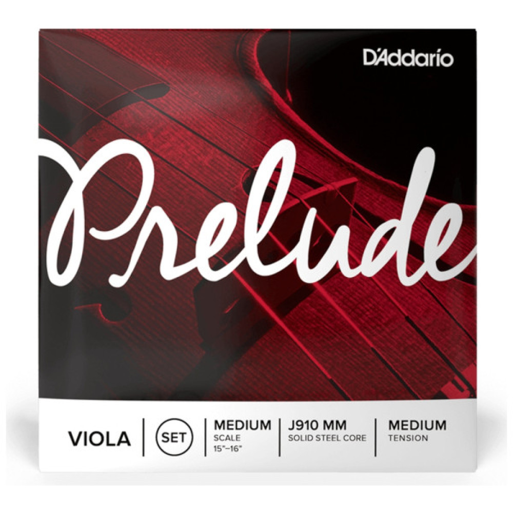 Струни для альта D'Addario Prelude Viola String Set Medium Scale Medium Tension (J910 MM)