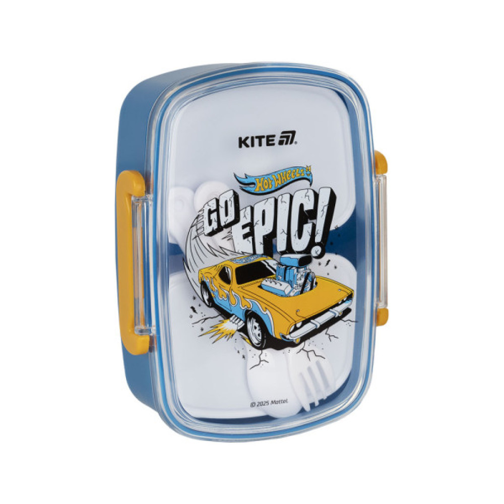 Ланч-бокс дитячий Kite Hot Wheels з наповненням 750 мл (HW25-181)