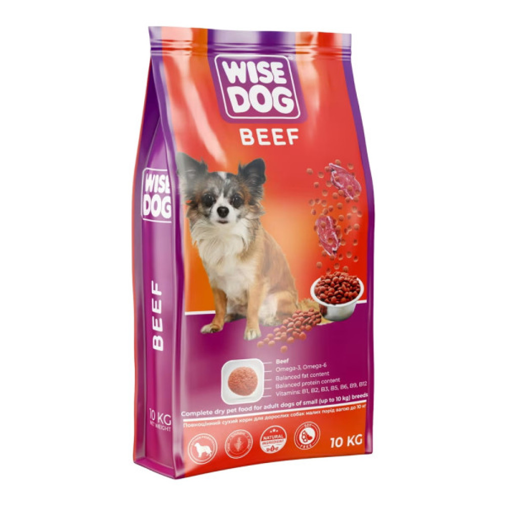 Сухий корм для собак Wise Dog Beef 10 кг (4820111141562)
