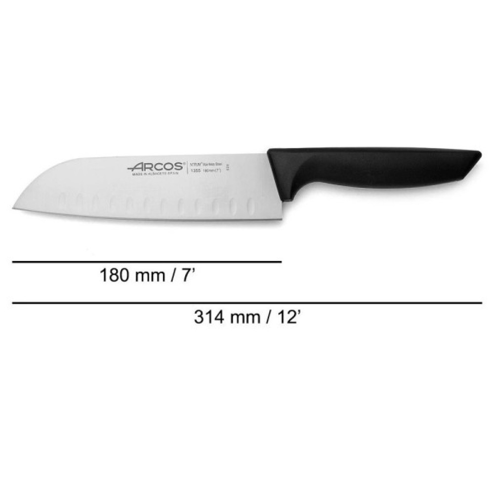 Кухонний ніж Arcos Niza Сантоку 180 мм (135500)