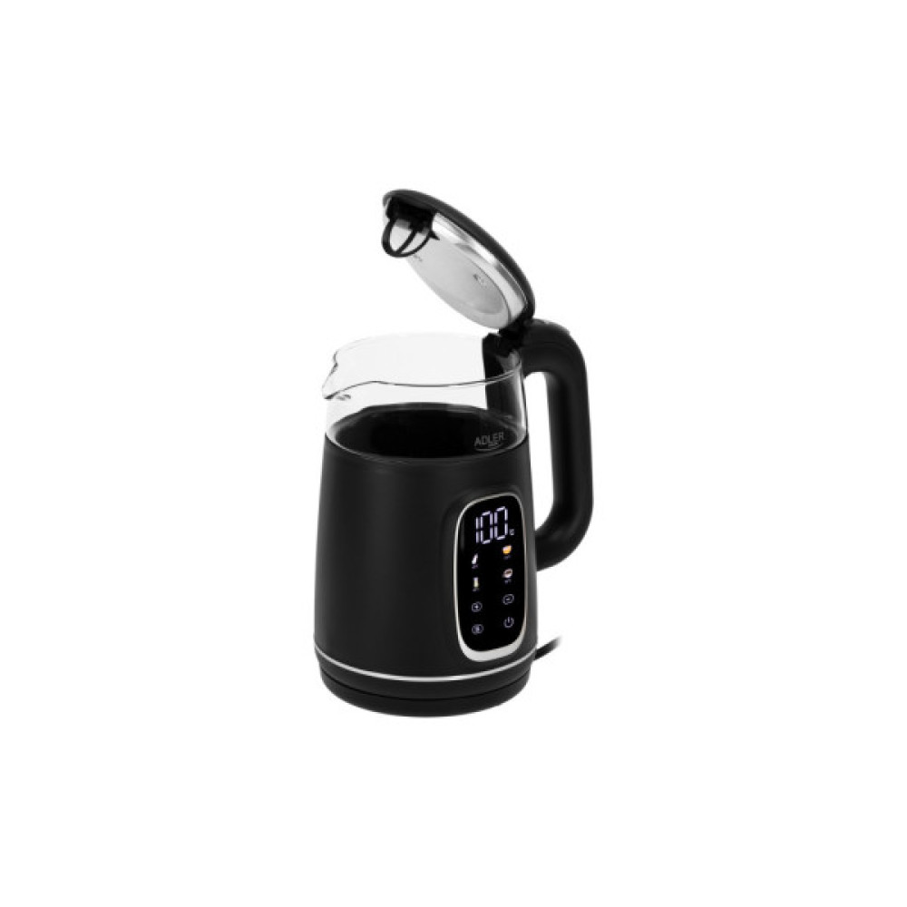 Електрочайник Adler AD 1305 black silver