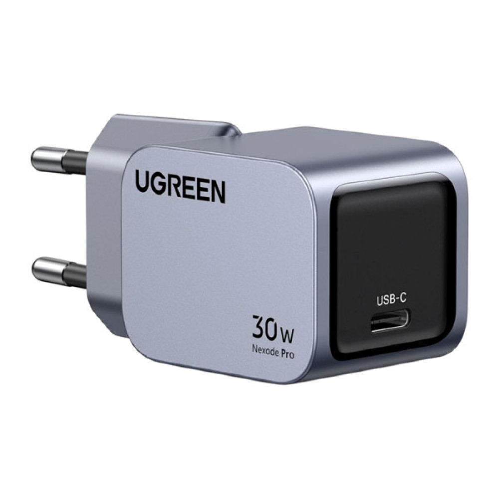 Зарядний пристрій Ugreen USB-C PD30W GaN X703 gray (35006)