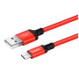 Дата кабель USB 2.0 AM to Micro 5P 1.0m X14 red HOCO (6957531062851)