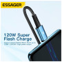 Дата кабель USB 2.0 AM to USB-C 2.0m 120W black Essager (EXC120-CGA01-P)