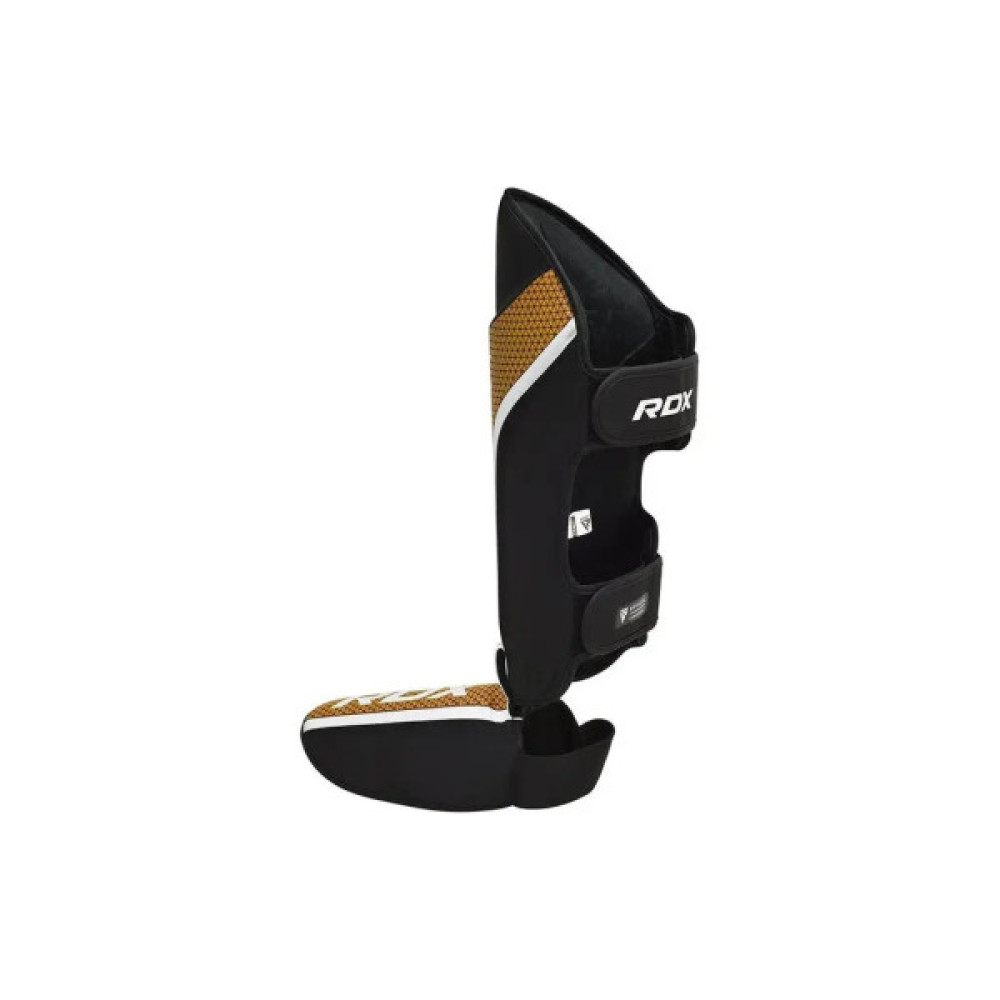 Захист гомілки і стопи RDX Shin Instep Aura Plus T-17 Black Golden L (SGR-T17BGL-L+)