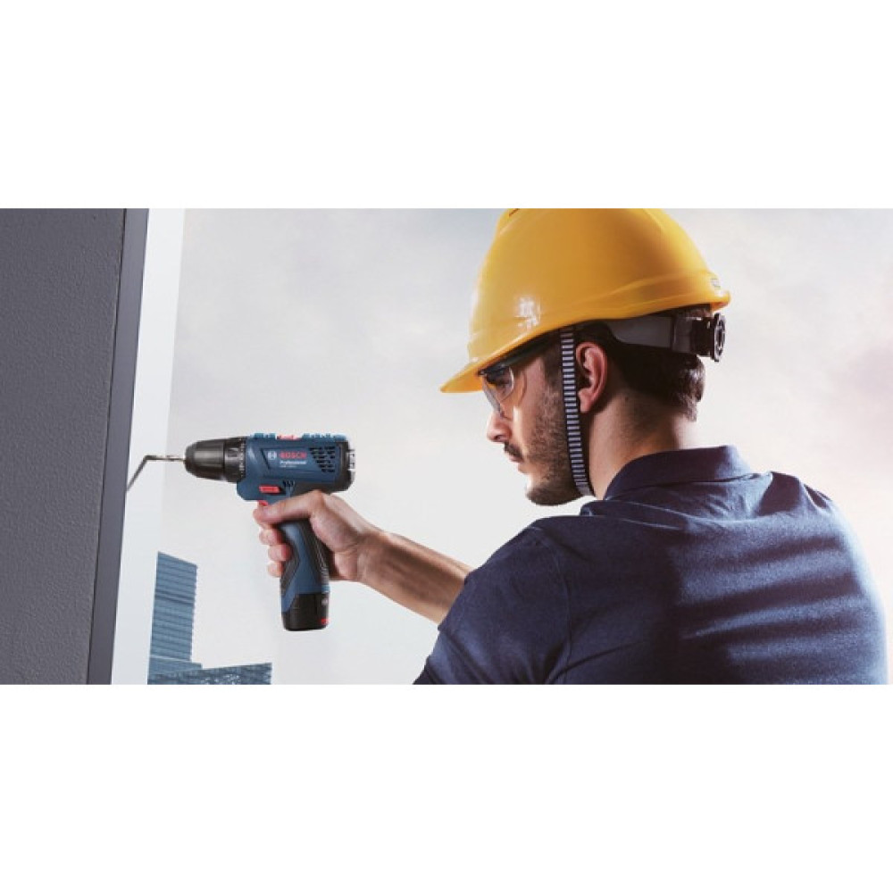 Шурупокрут-дриль акумуляторний Bosch Professional GSR 120-Li 12В 2х2А·год 14·30Нм 400·1500об·хв кейс 0.89кг