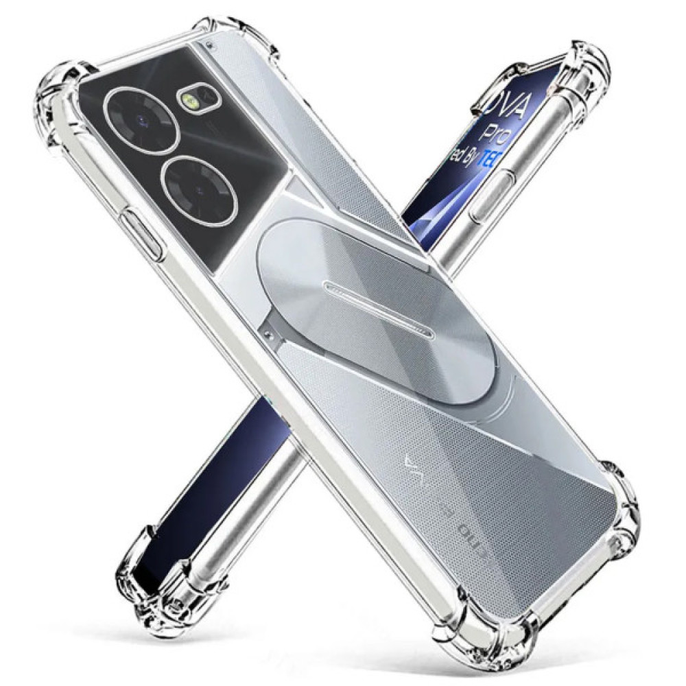 Чохол до мобільного телефона BeCover Anti-Shock Tecno POVA 5 Pro 5G (LH8n) Clear (711780) Чохол до мобільного телефона BeCover Anti-Shock Tecno POVA 5 Pro 5G (LH8n) Clear (711780)