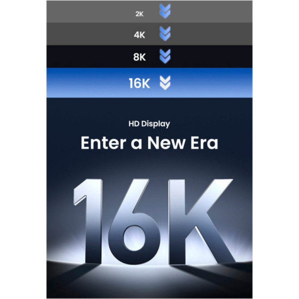 Кабель мультимедійний DisplayPort M to DisplayPort M 2.0m 16K DP118 black UGREEN (15384)