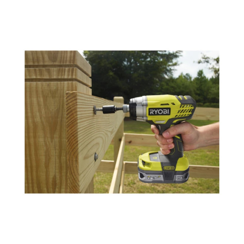 Гвинтоверт ударний акумуляторний Ryobi ONE+ RID1801M 18В 220Нм 3200об/хв 1/4" 1.2кг без АКБ та ЗП