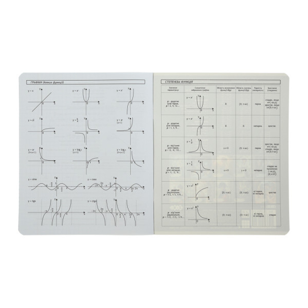 Зошит ZiBi предметний BLACK, 36 аркушів, клітинка, алгебра (ZB.1730-14)