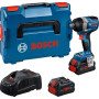Гайковерт ударний акумуляторний Bosch Professional GDS 18V-750C 18В 2x8А·год до 270/380/750Нм 3000об/хв квадрат 1/2" ЗП GAL1880CV кейс Bluetooth 1.7кг