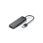 Зчитувач флеш-карт USB 3.0 to SD/TF 0.15m black Vention (CLPBB)