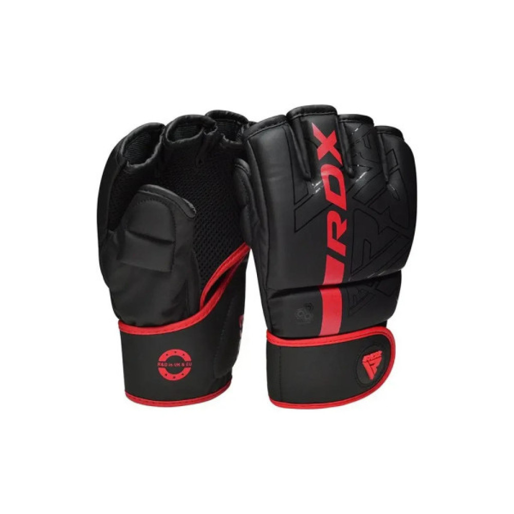Рукавички для MMA RDX F6 Kara Matte Red Plus L/XL (GSR-F6MR-L/XL+)