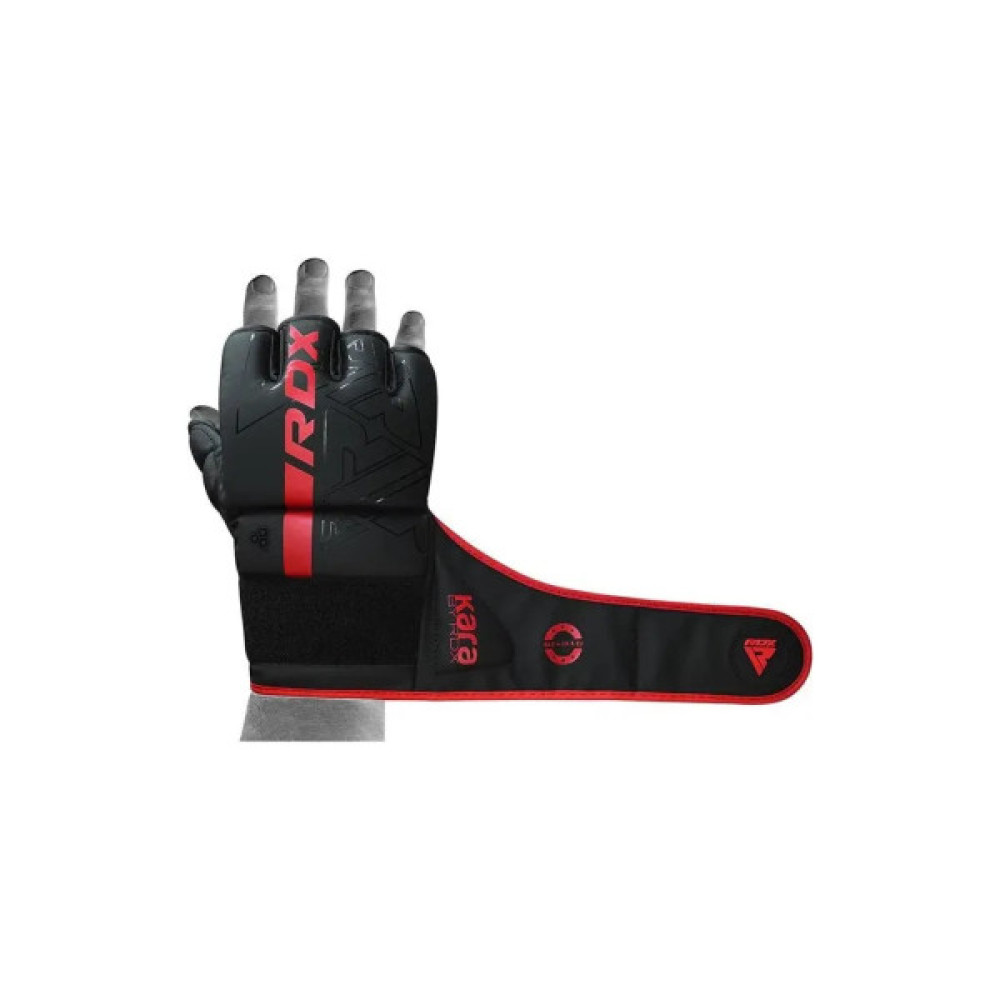 Рукавички для MMA RDX F6 Kara Matte Red Plus L/XL (GSR-F6MR-L/XL+)