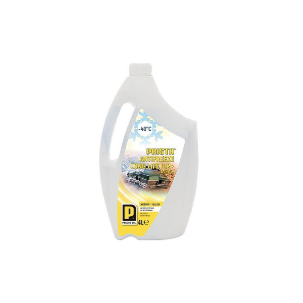 Антифриз PRISTA Long Life G12+ Yellow 4л (74626)
