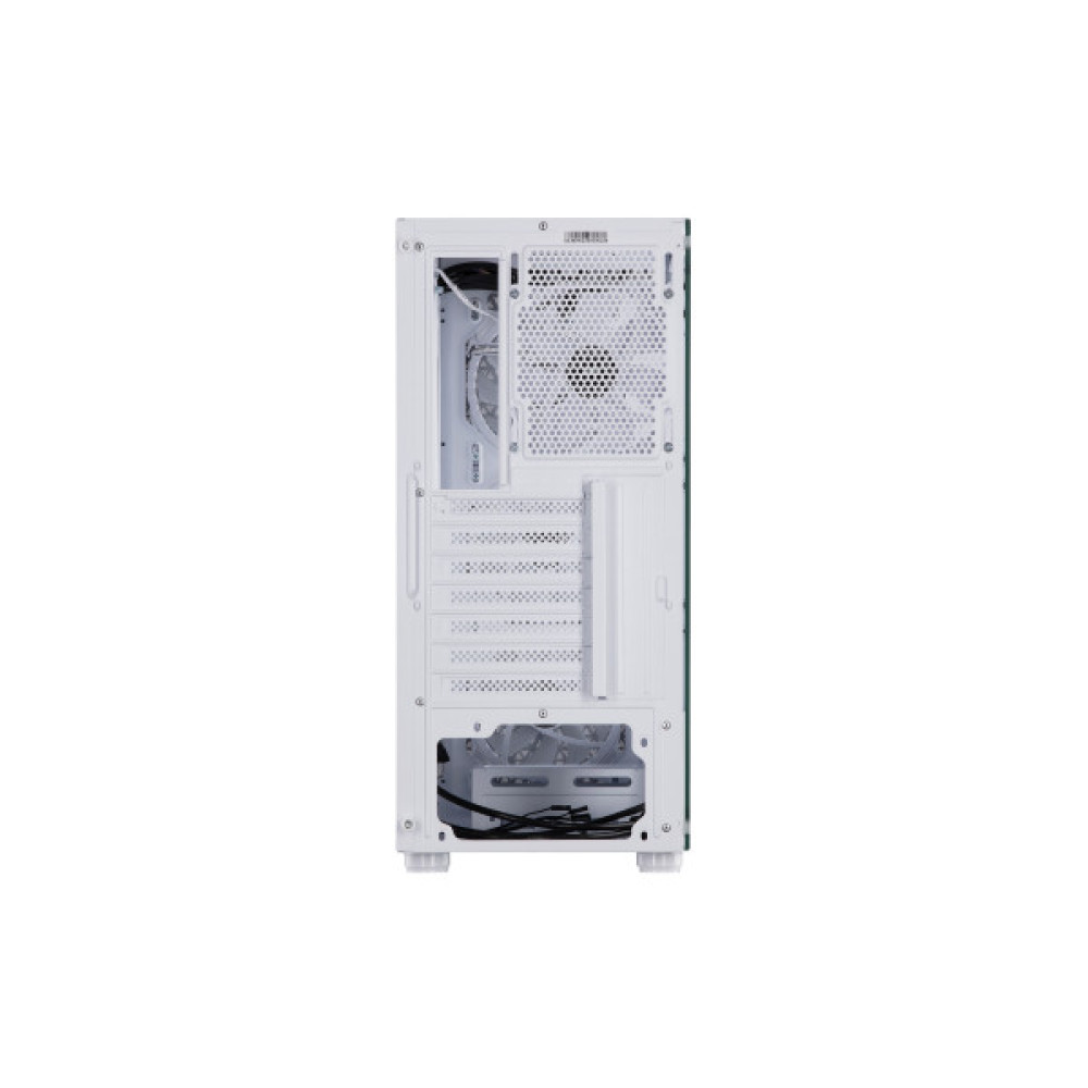 Корпус 2E GAMING Hexagon G338W без БЖ 2xUSB3.0, 1xUSBType-C, 3x120мм ARGB, 1x120мм, VGA 330мм, LCS ready, HUB, TG Side Panel, ATX, білий