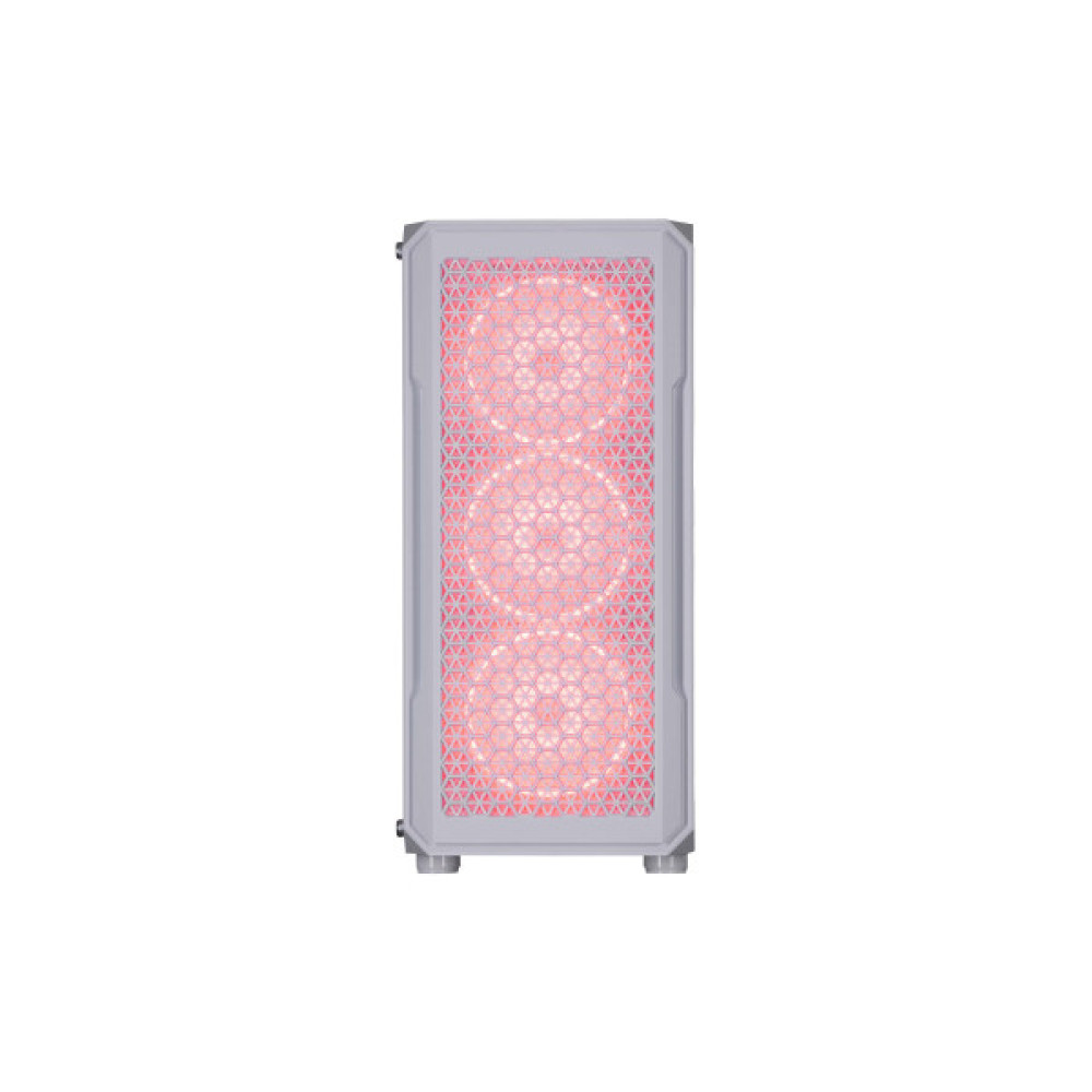 Корпус 2E GAMING Hexagon G338W без БЖ 2xUSB3.0, 1xUSBType-C, 3x120мм ARGB, 1x120мм, VGA 330мм, LCS ready, HUB, TG Side Panel, ATX, білий