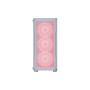 Корпус 2E GAMING Hexagon G338W без БЖ 2xUSB3.0, 1xUSBType-C, 3x120мм ARGB, 1x120мм, VGA 330мм, LCS ready, HUB, TG Side Panel, ATX, білий