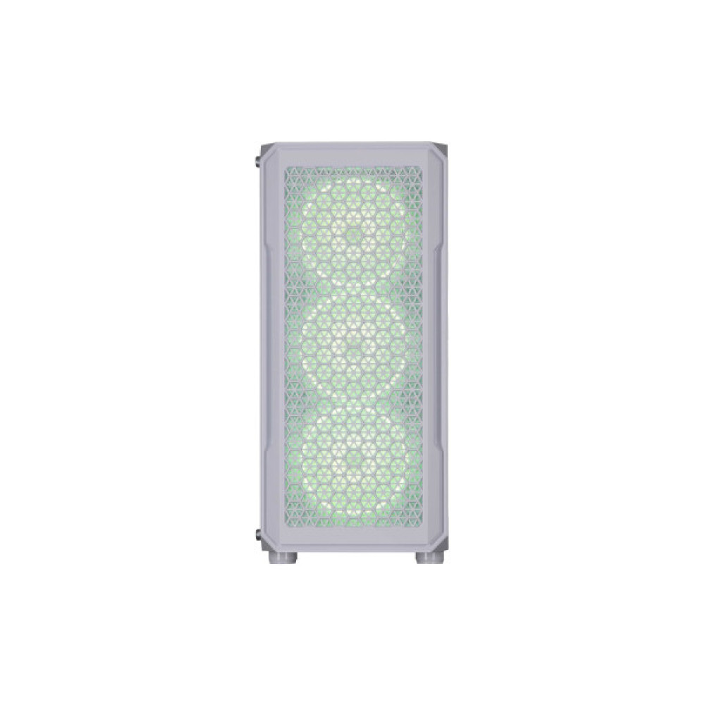 Корпус 2E GAMING Hexagon G338W без БЖ 2xUSB3.0, 1xUSBType-C, 3x120мм ARGB, 1x120мм, VGA 330мм, LCS ready, HUB, TG Side Panel, ATX, білий