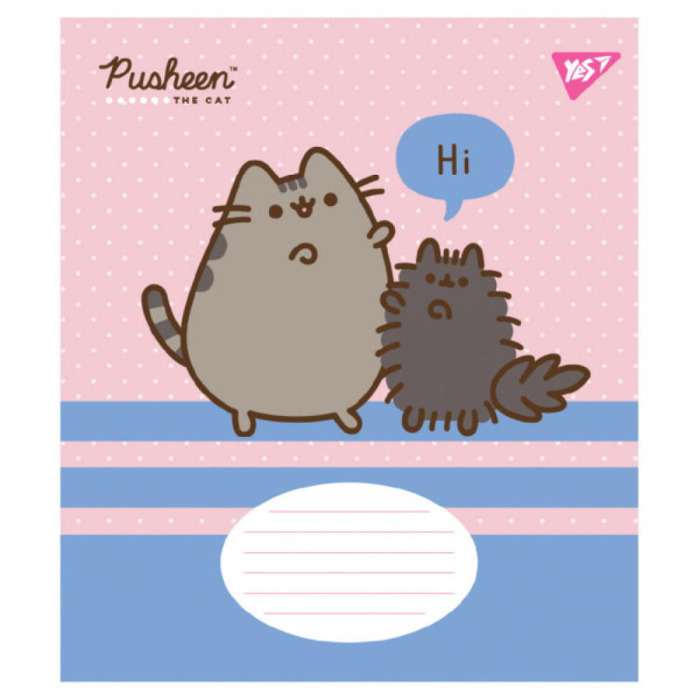 Зошит Yes Pusheen The Cat А5 12 аркушів клітинка (767612)