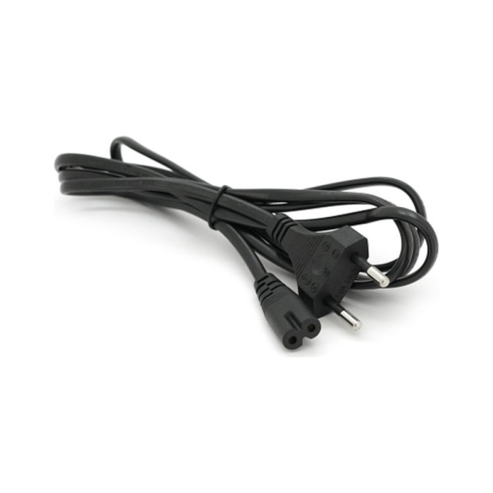 Кабель живлення C7 1.8m 0.5mm2 black Voltronic (PC-184/2 CEE7/16-C7-CCA18)