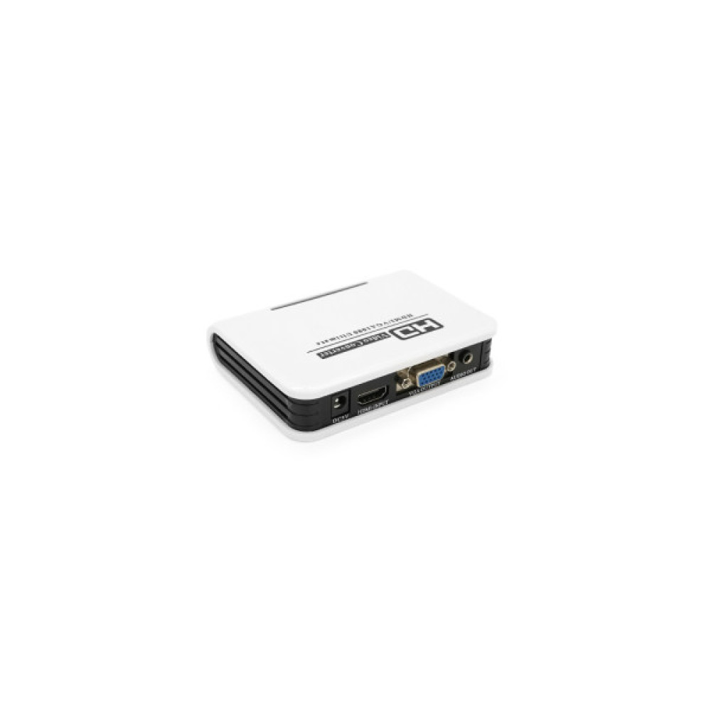 Конвертор VGA to HDMI+ Audio active white Voltronic (YT-AC-HDMI(in)/VGA(out)-W/39369)