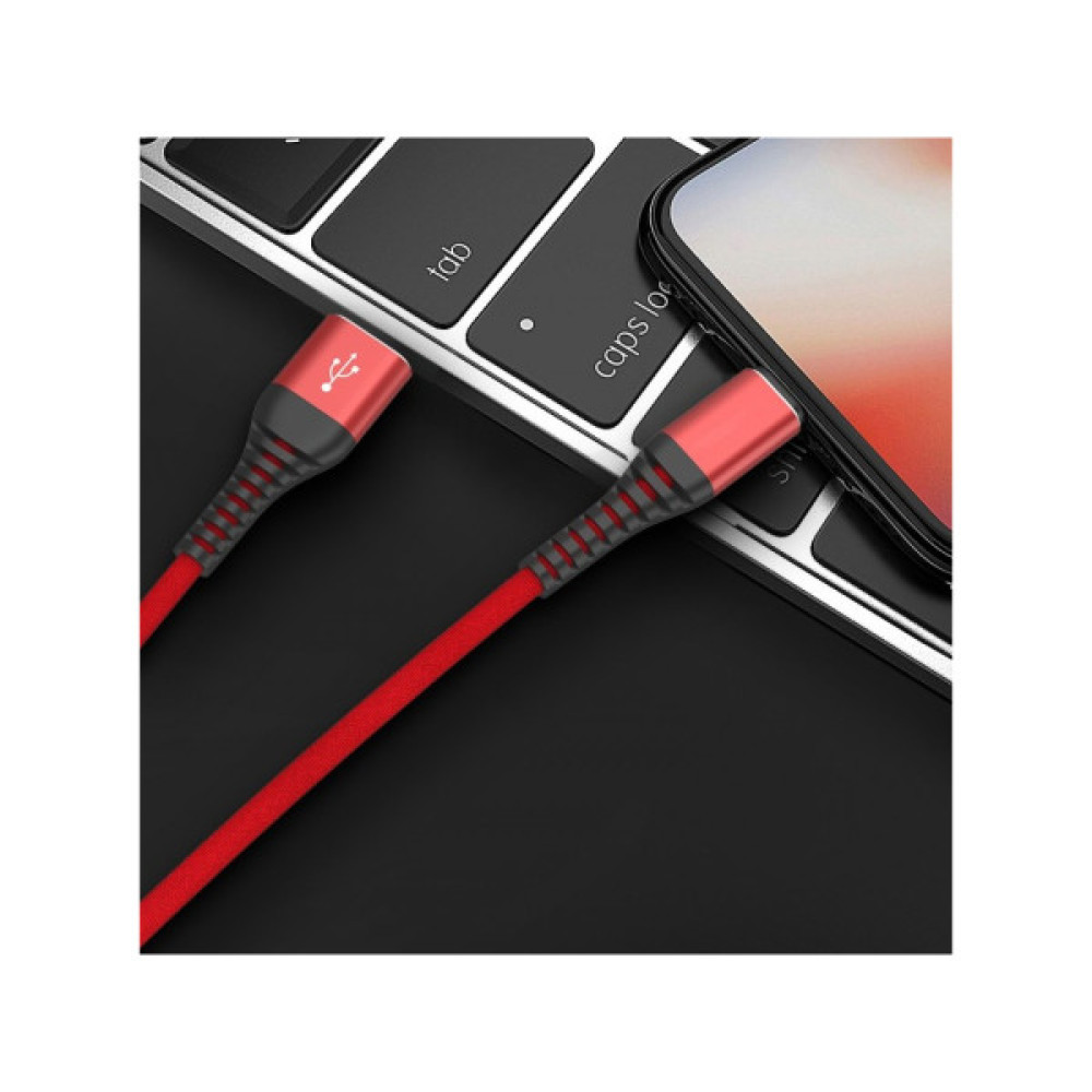 Дата кабель USB 2.0 AM to Lightning 1.0m Flexible MFI Extradigital (KBU1758)